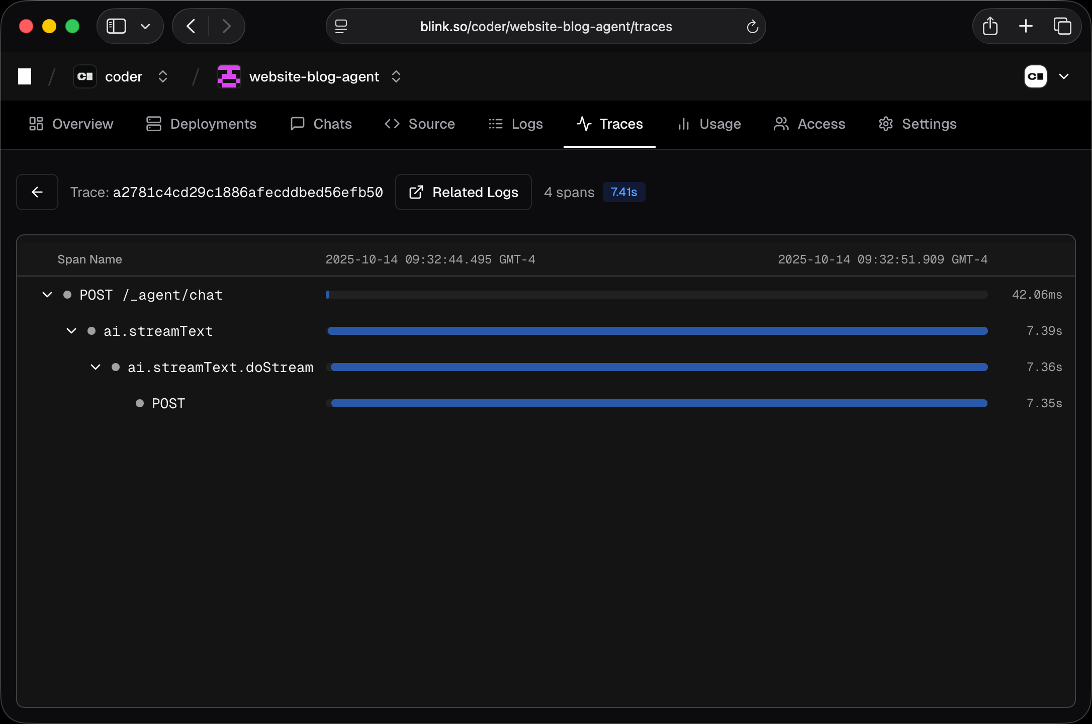 Open-source agent development engine screenshot 6
