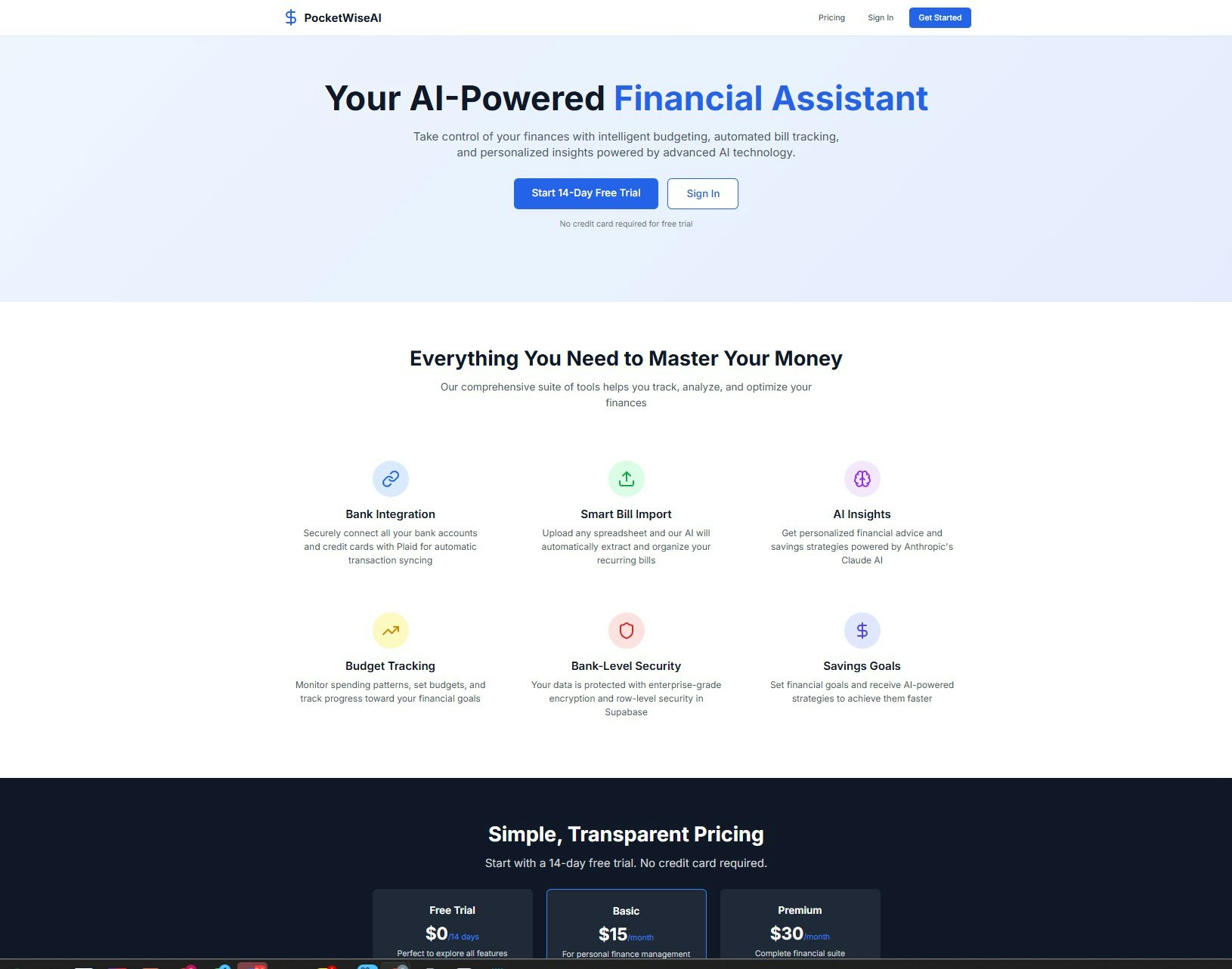 PocketWiseAI screenshot 1