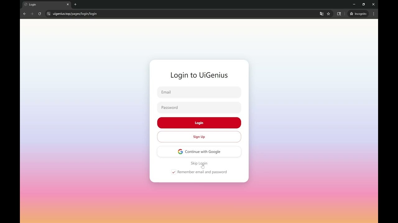 Uigenius screenshot 1