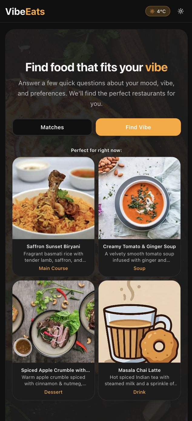 VibeEats screenshot 3