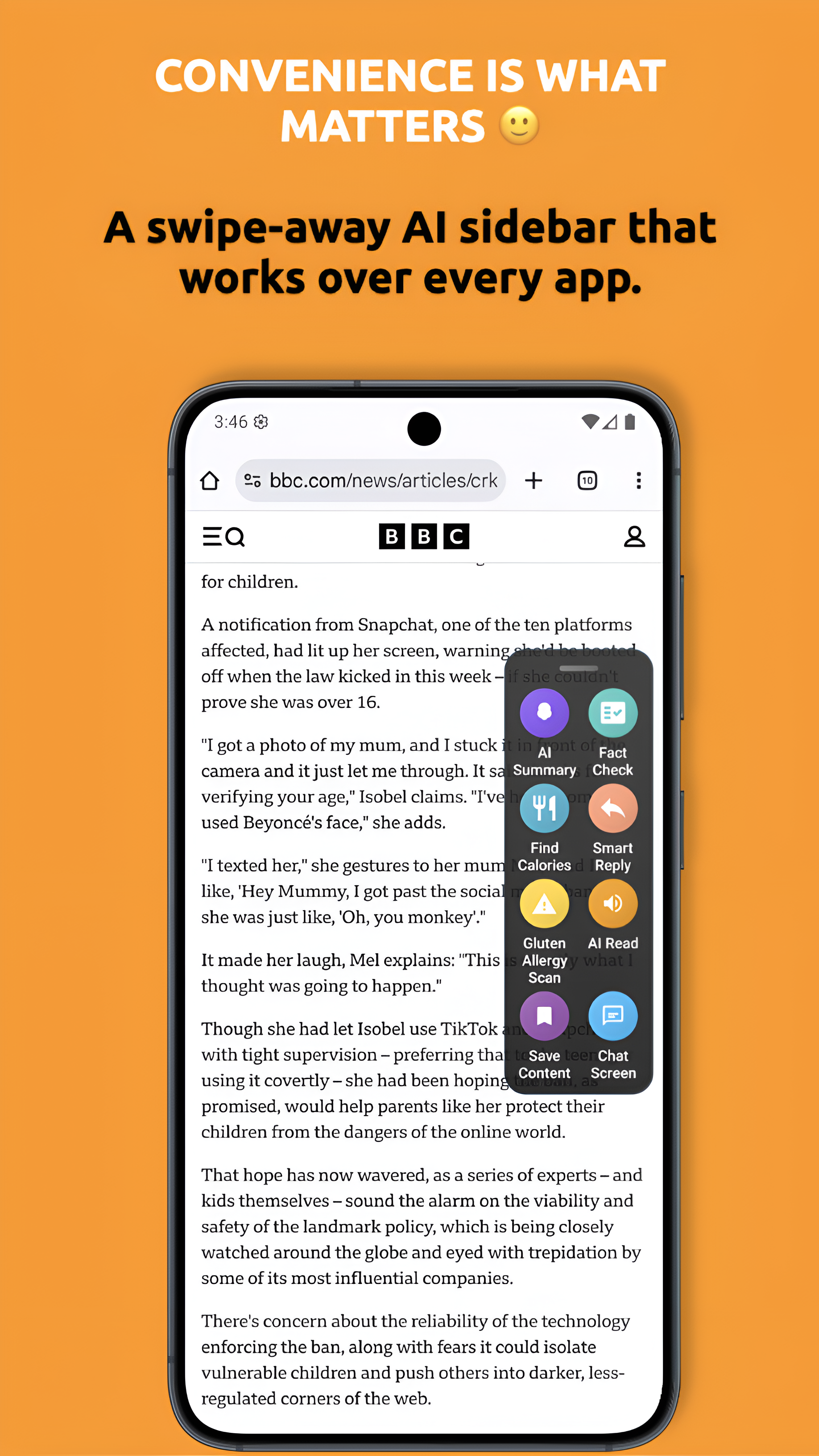 Arc screenshot 1