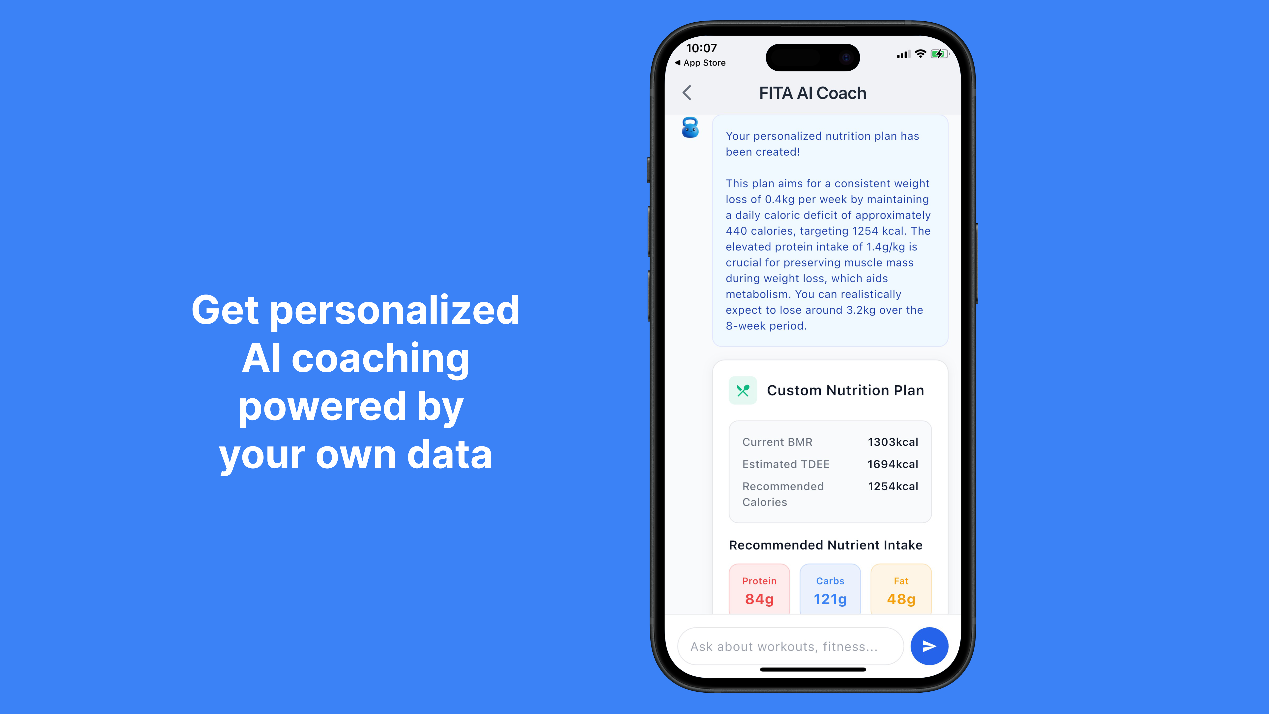 FITA: AI Gym Coach & Body Scan screenshot 2