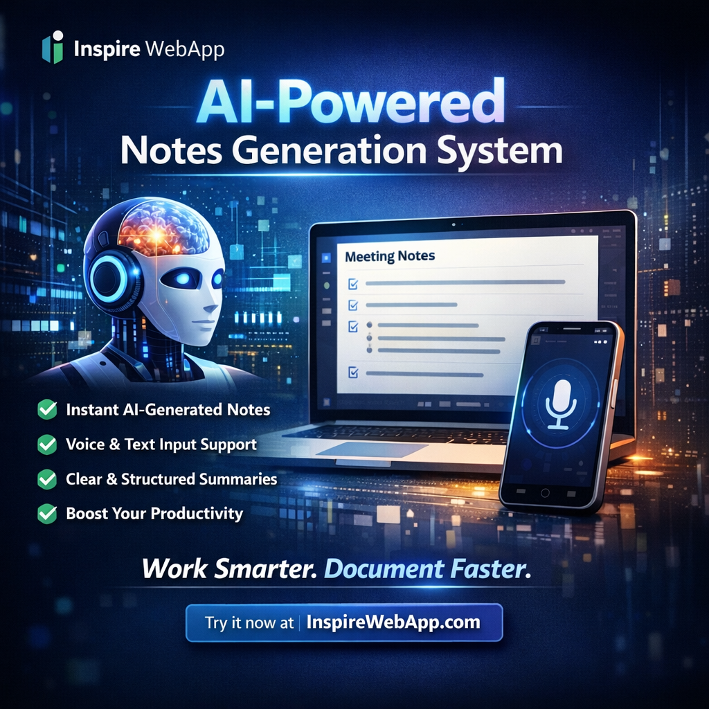 InspireWebApp screenshot 1