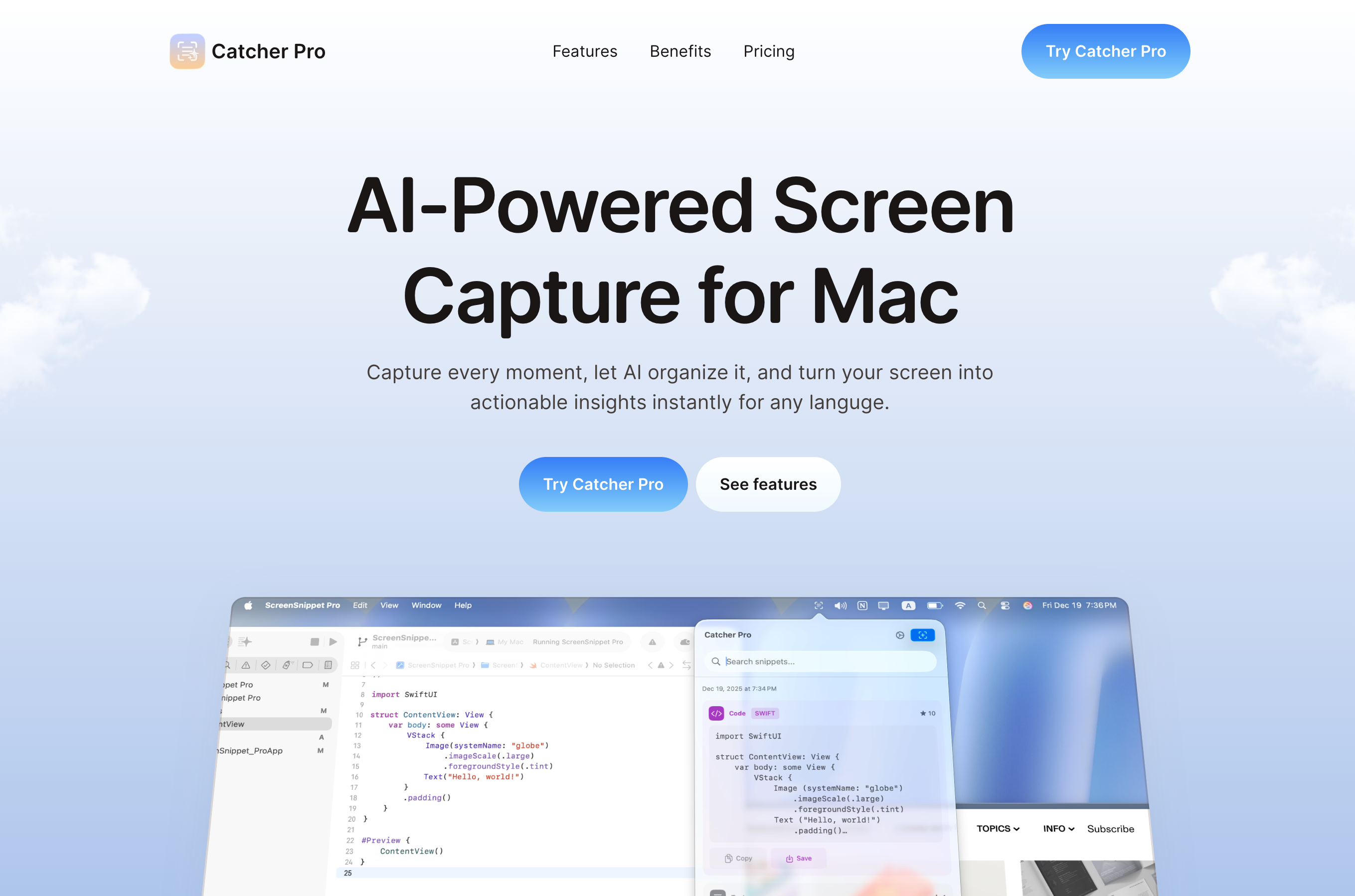 Catcher Pro screenshot 1