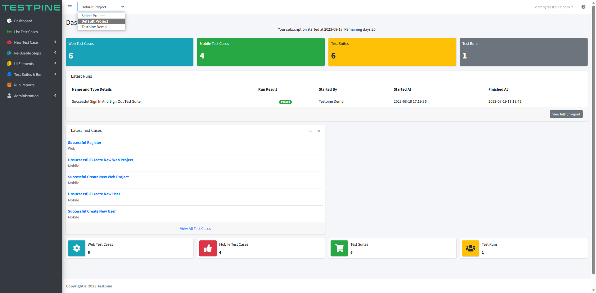 Testpine screenshot 11