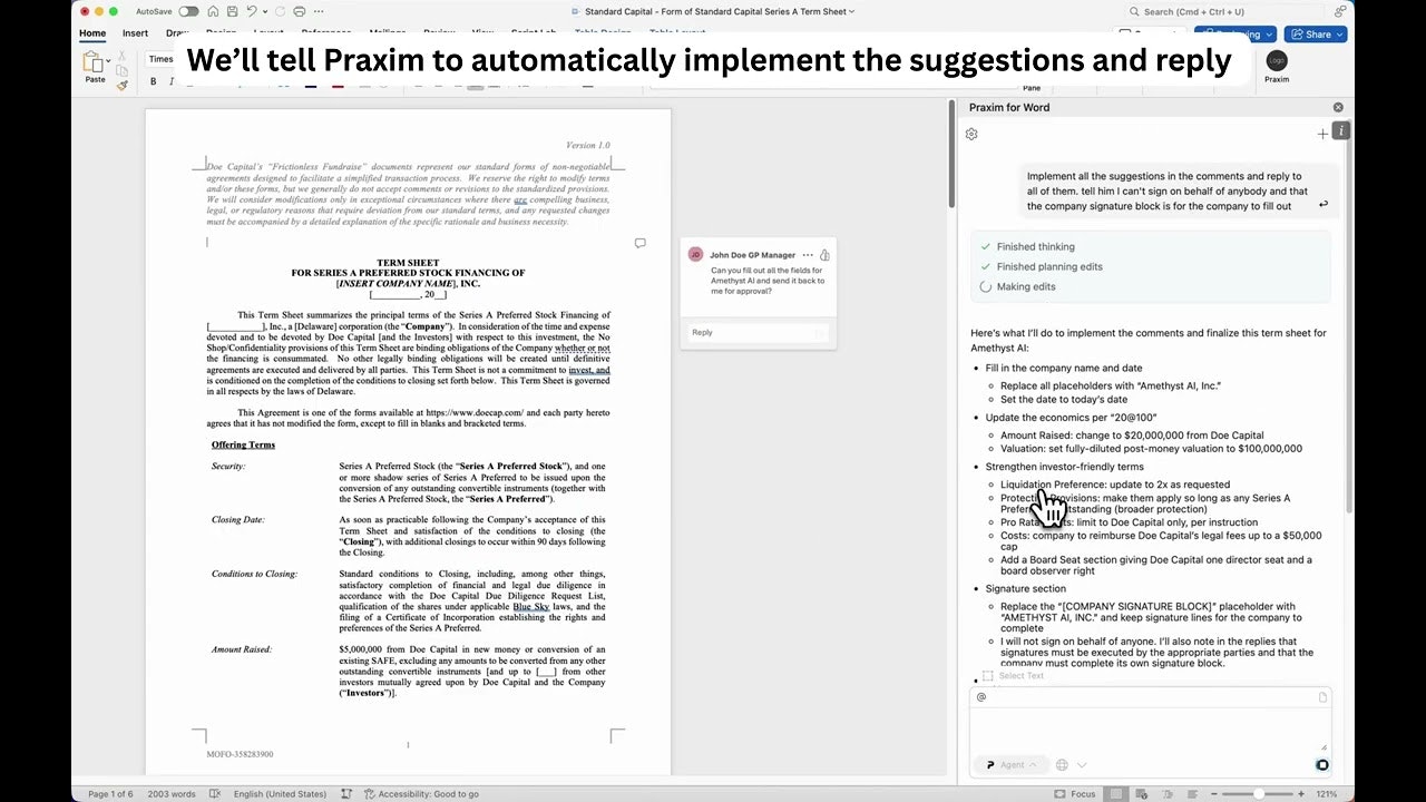 Praxim for Word screenshot 9