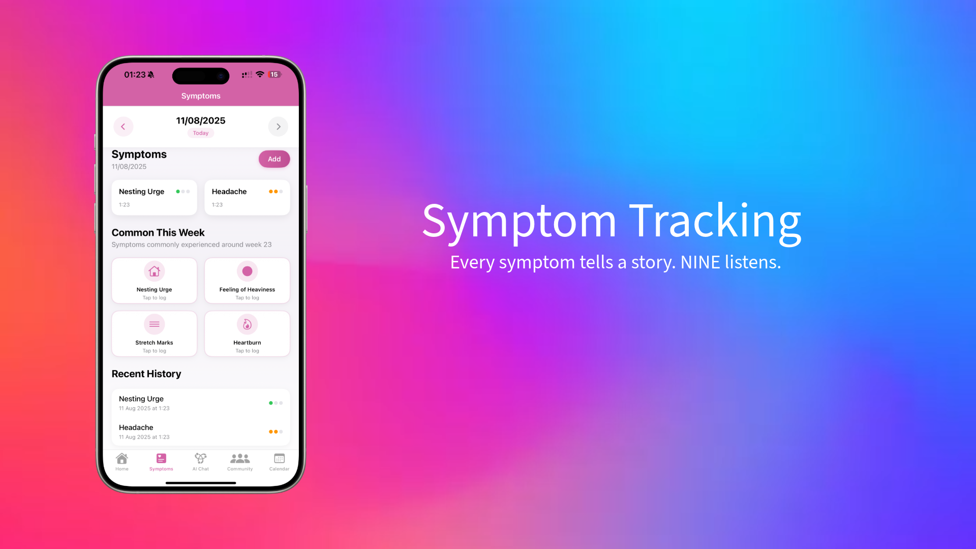 NINE: AI Pregnancy Tracker screenshot 3