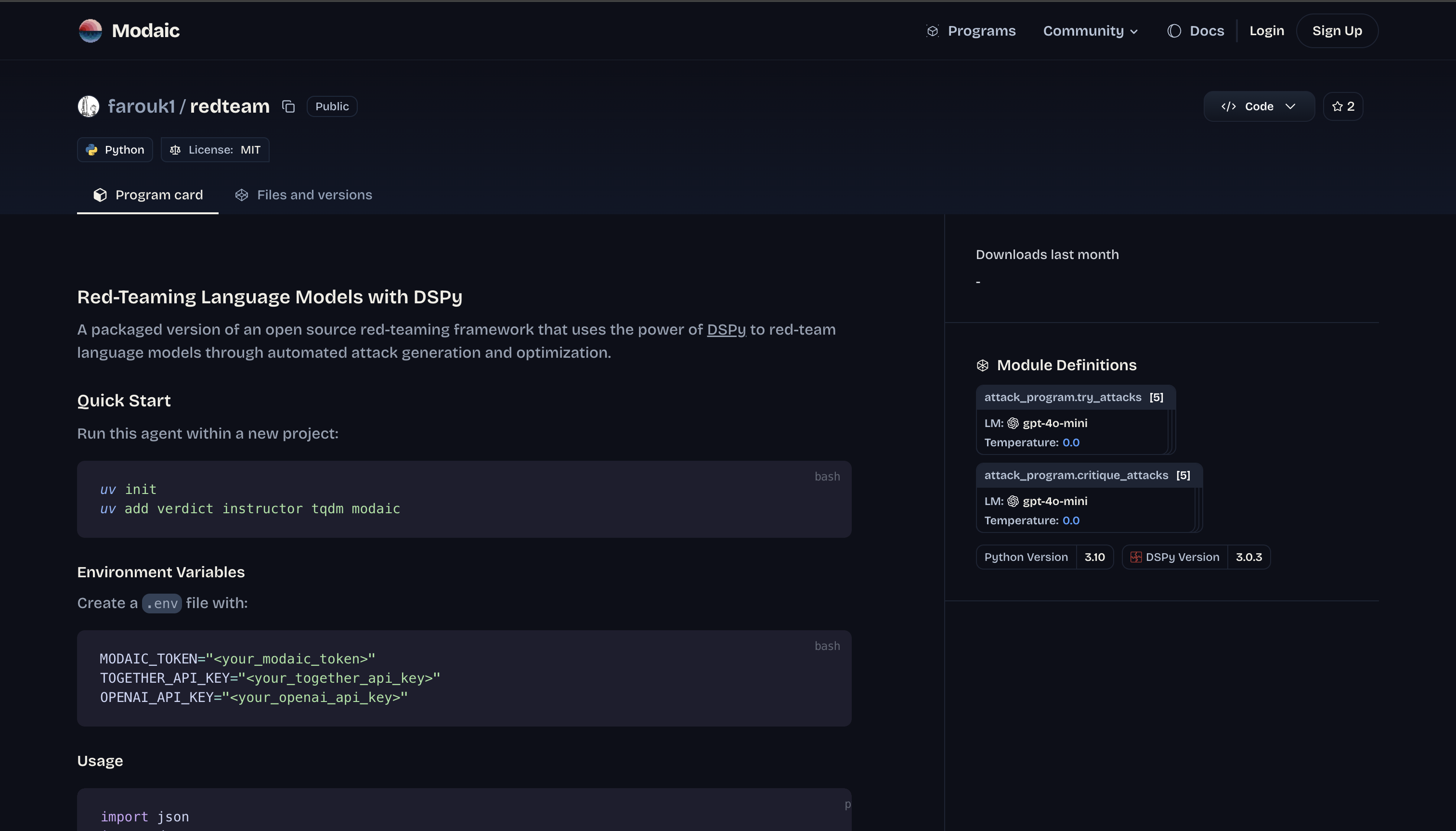 Modaic screenshot 2