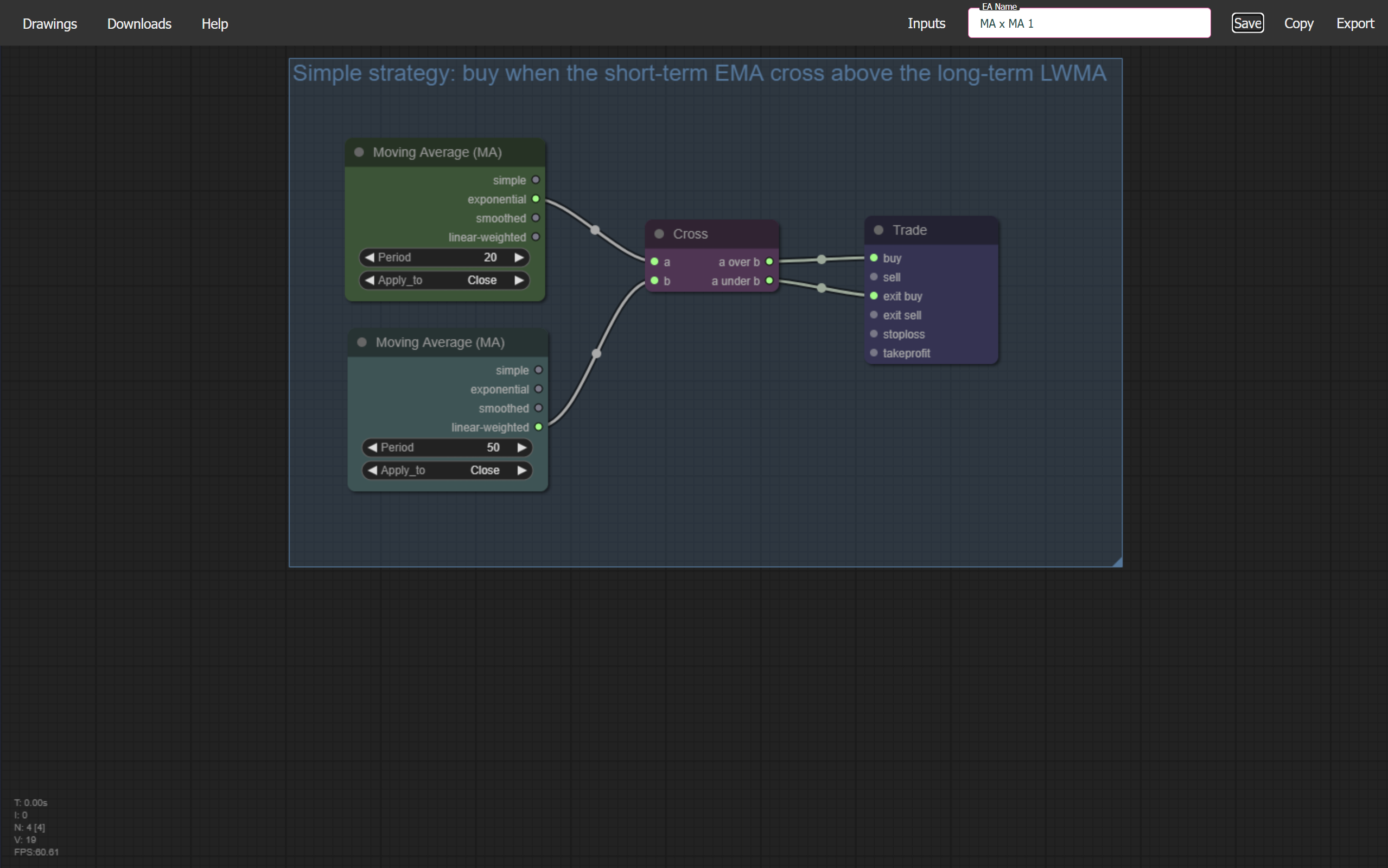 DrawMyEA — Visual Trading Bot Builder screenshot 1