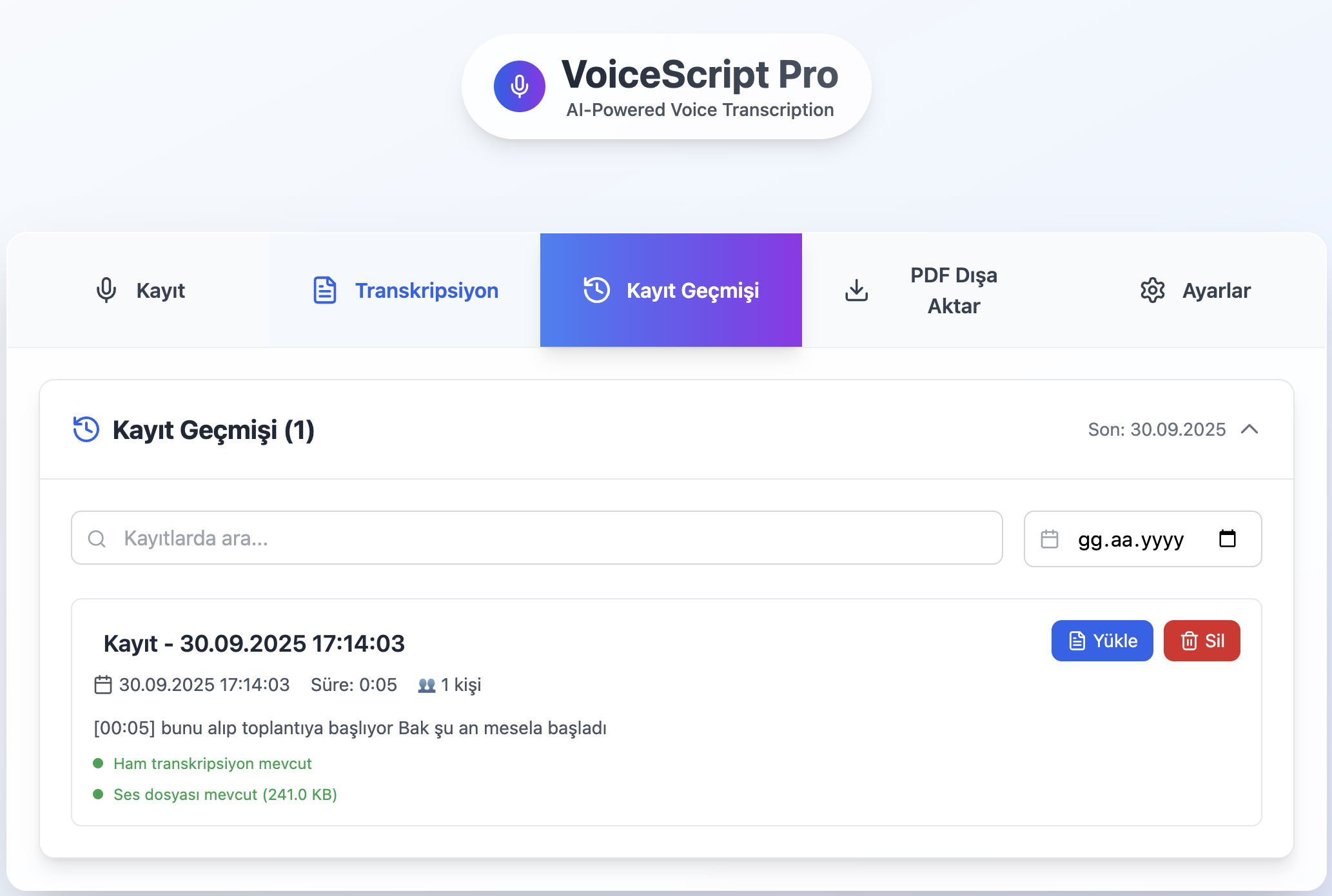 VoiceScript Pro screenshot 2
