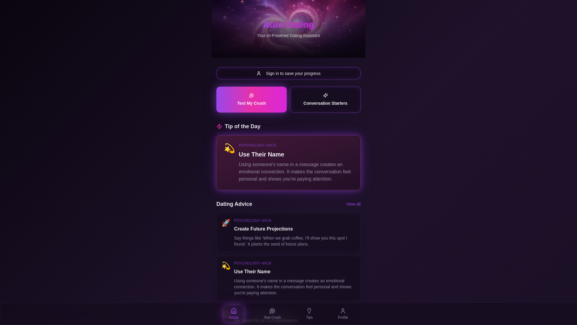 Aura Dating screenshot 1