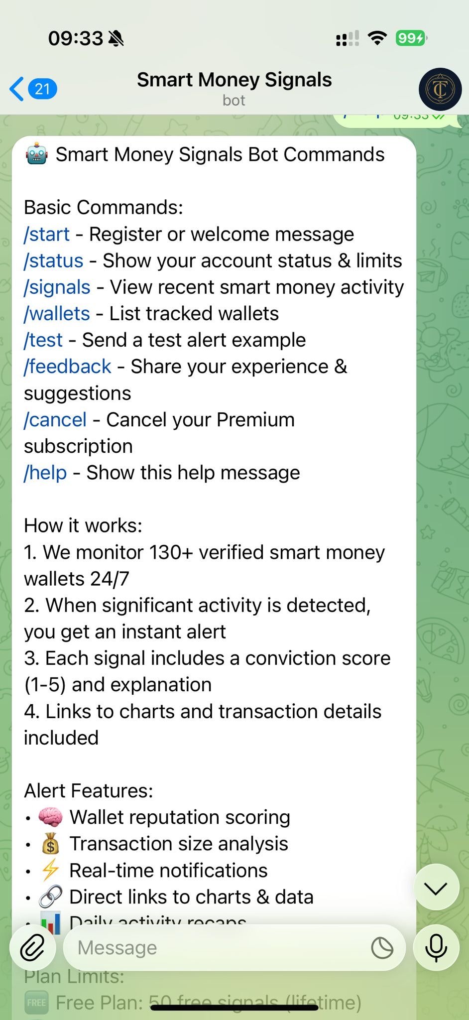 Smart Money Wallet Signals screenshot 1