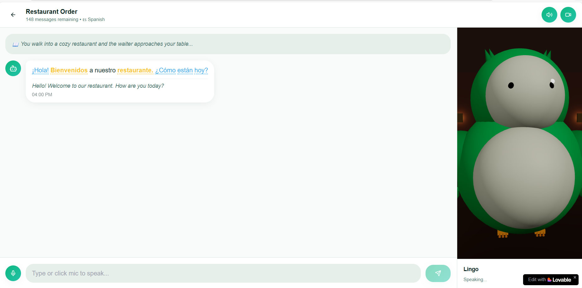 LingoLive screenshot 2