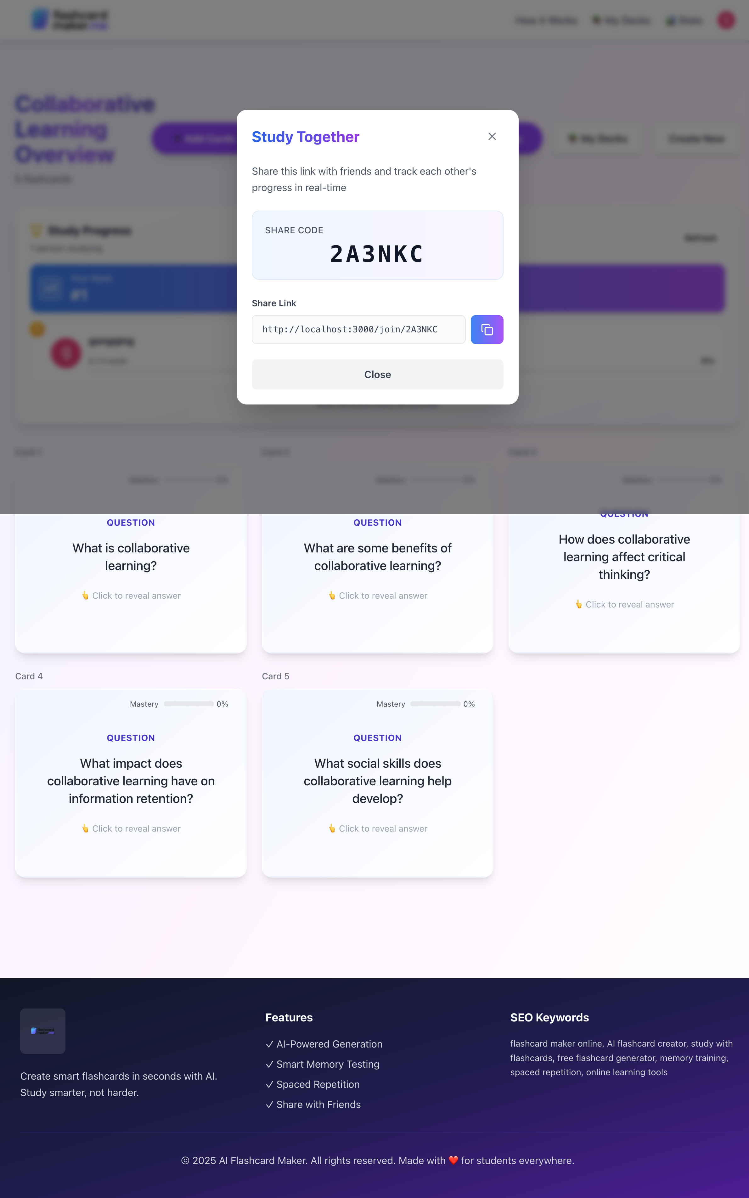 Flashcard Maker screenshot 3