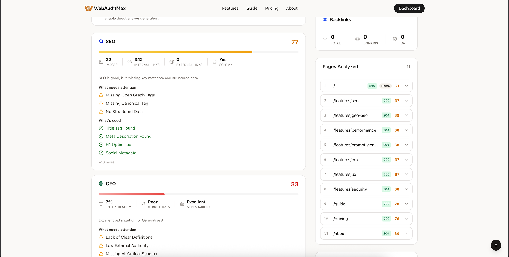 WebAuditMax screenshot 3