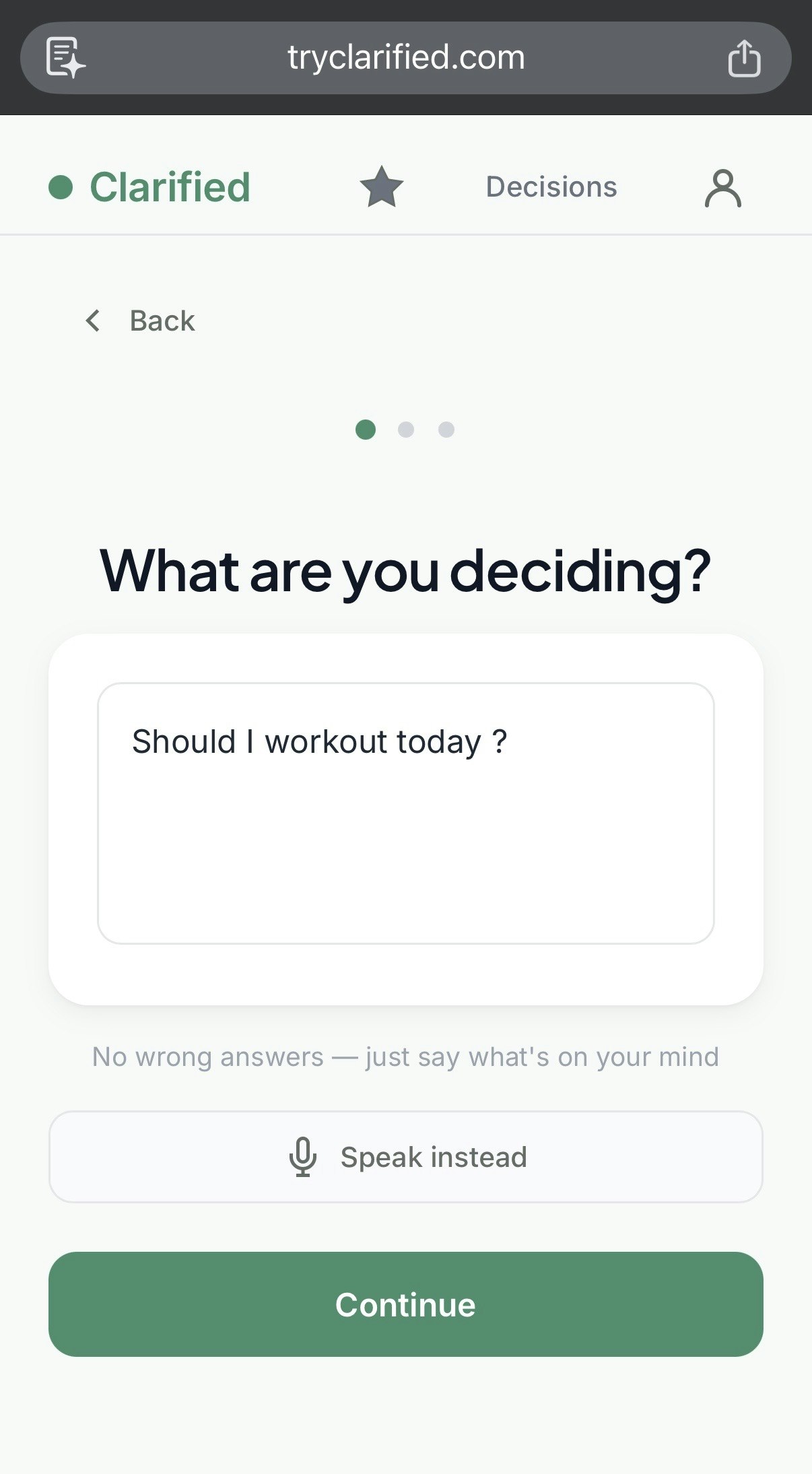 Clarified — Stop overthinking screenshot 3