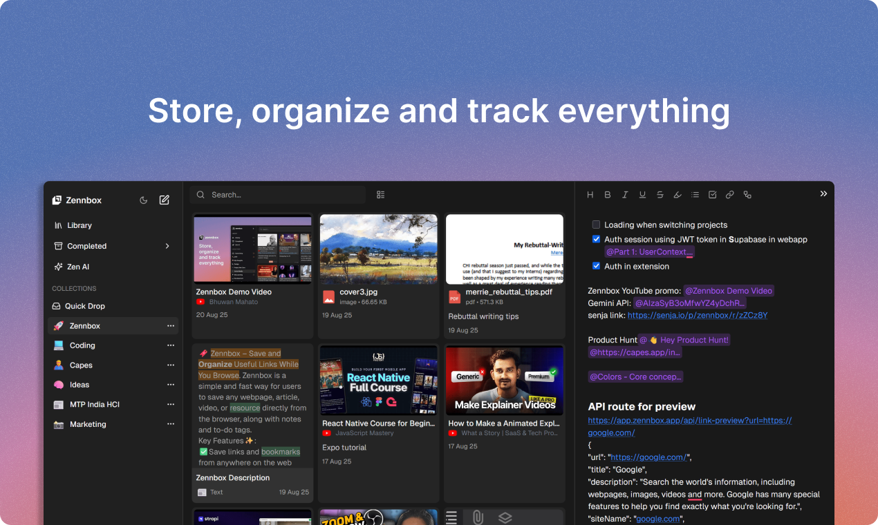 Zennbox screenshot 1