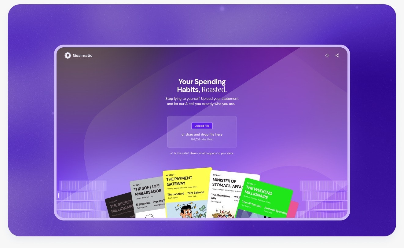 Bank Statement Wrap by Goalmatic screenshot 2