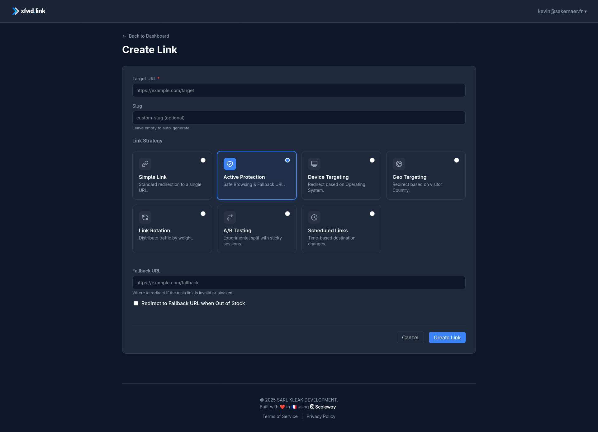 xfwd.link screenshot 4