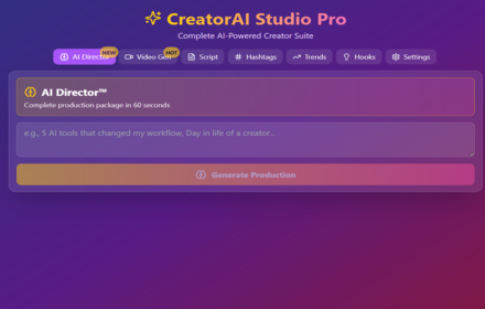 CreatorAI Studio Pro screenshot 1