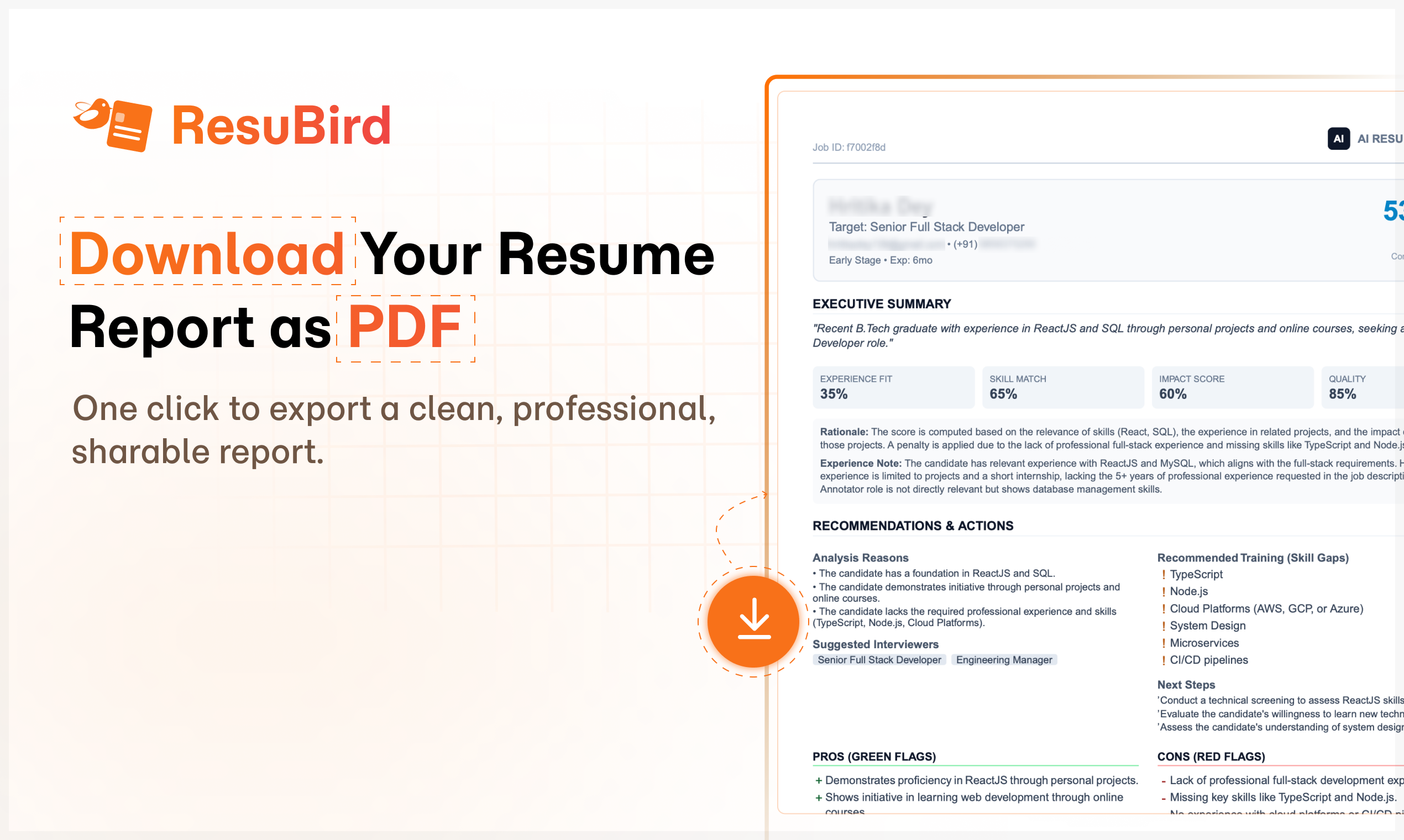 ResuBird screenshot 3