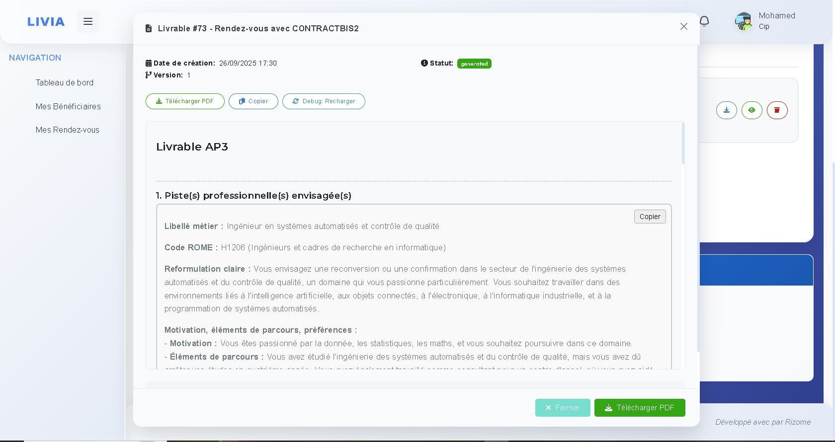 LIVIA screenshot 4
