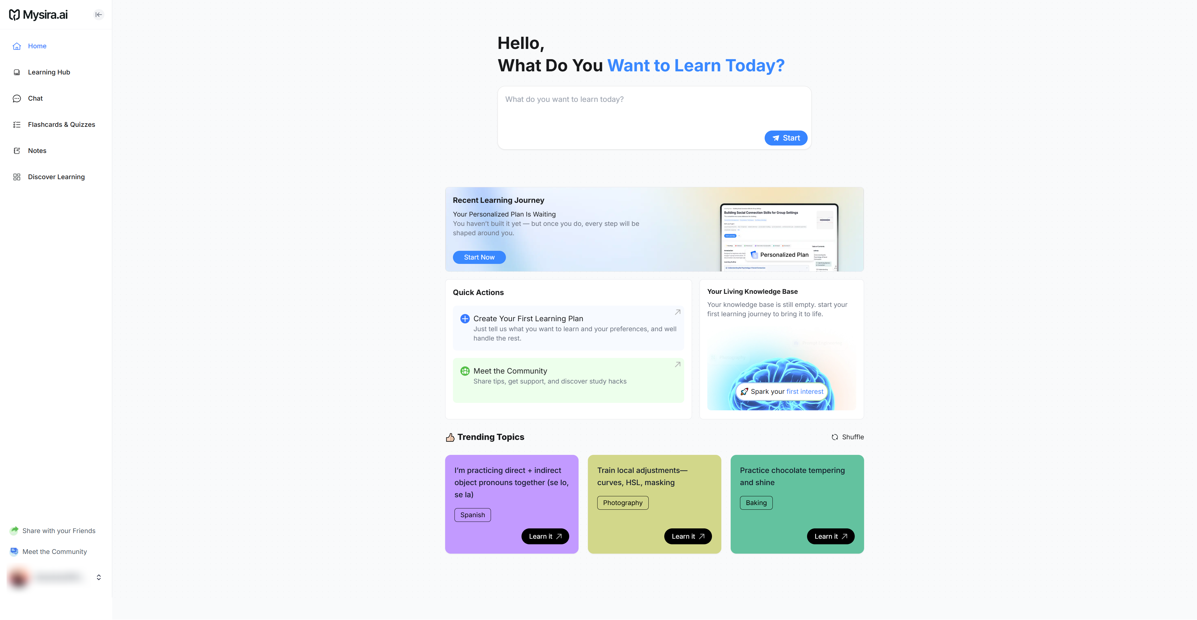 Mysira.ai screenshot 2