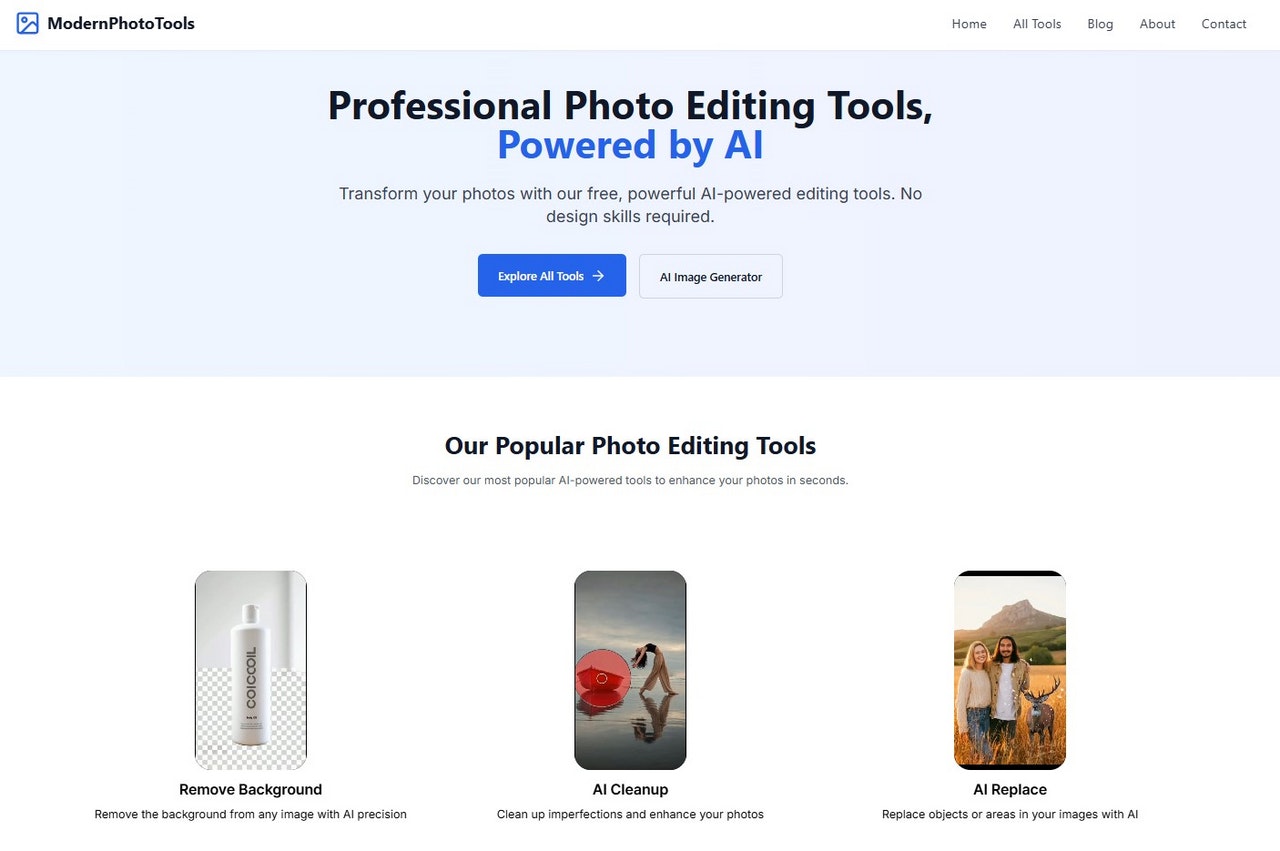 AI Prompt Generator | Modern Phototools screenshot 1