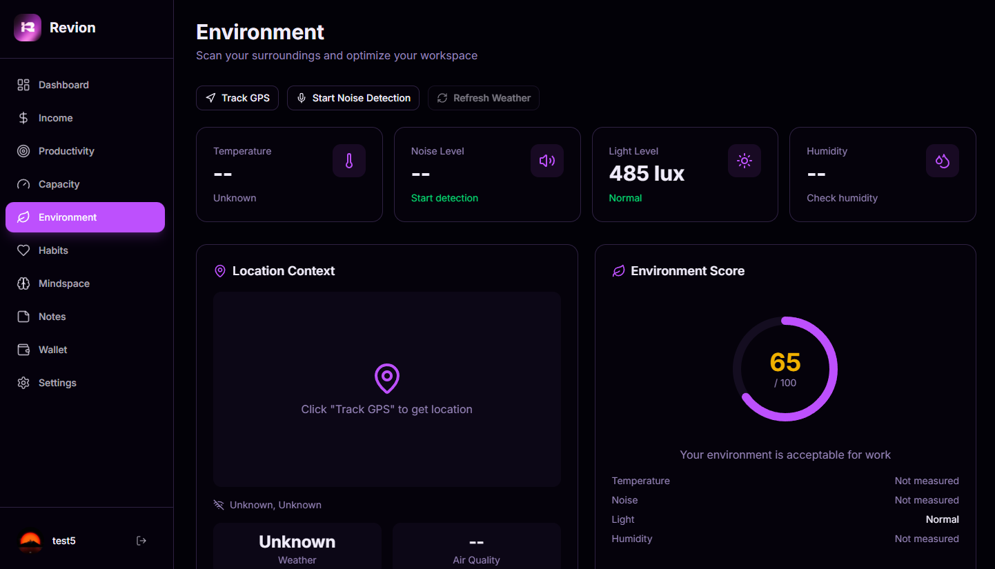 Revion screenshot 2