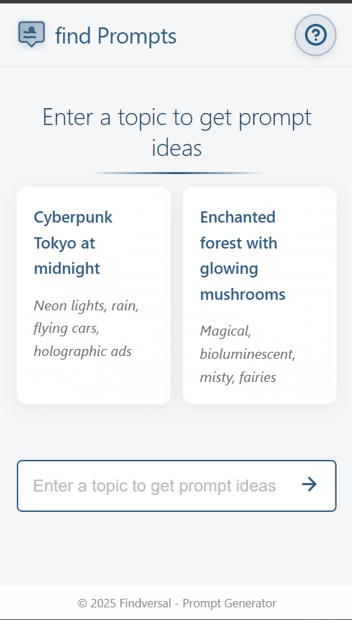 Find Prompts screenshot 3