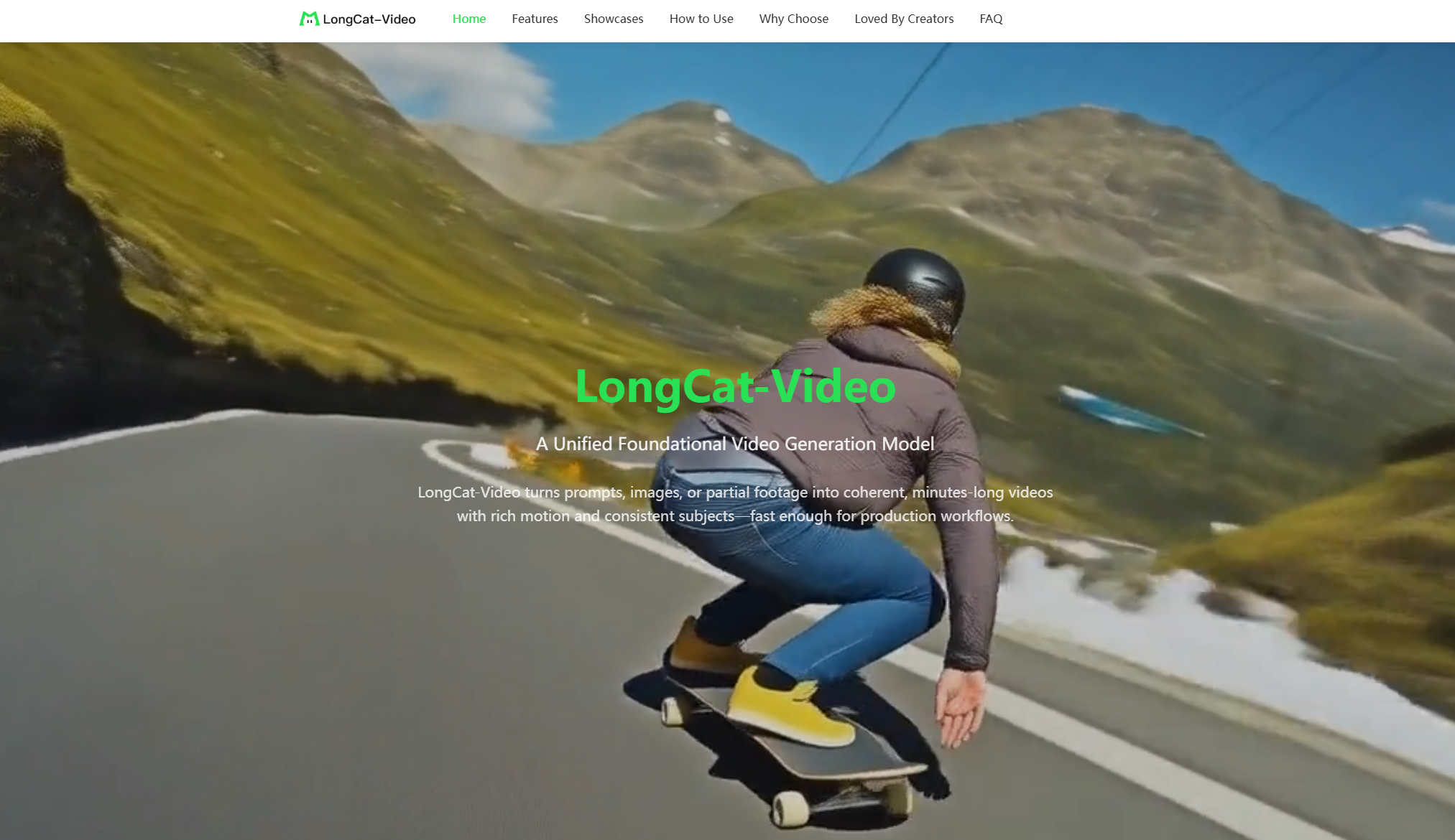 LongCat-Video screenshot 1
