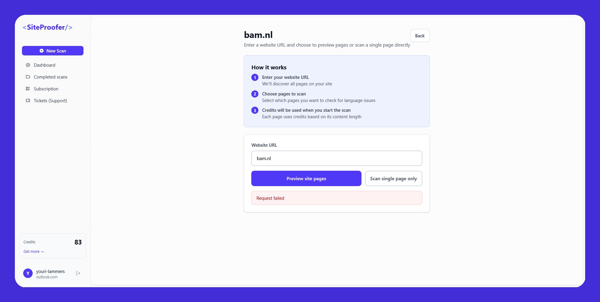 SiteProofer screenshot 4