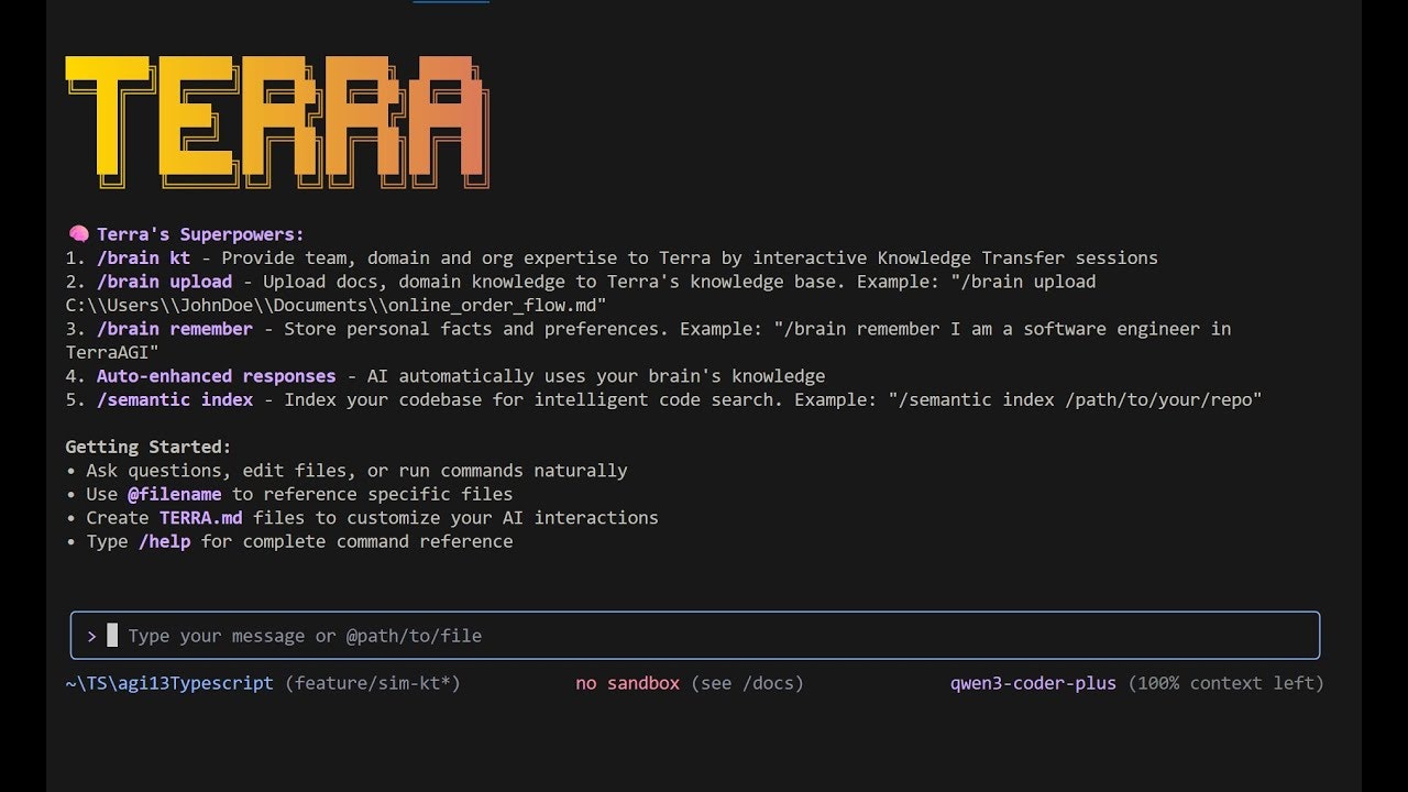 TerraCode CLI screenshot 9