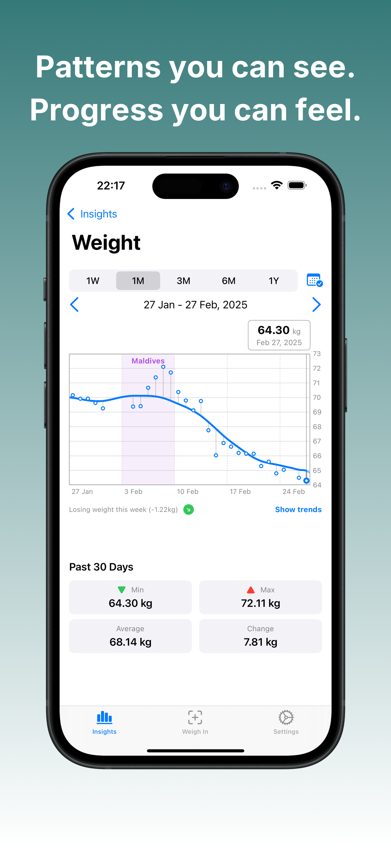 SnapScale: AI Weight Tracker screenshot 2