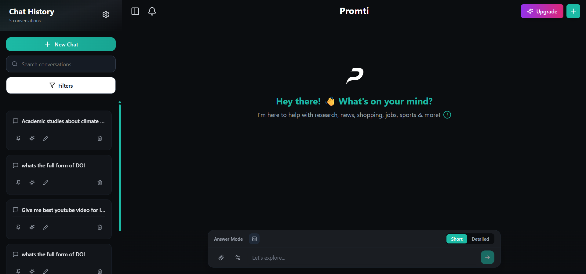 Promti screenshot 1