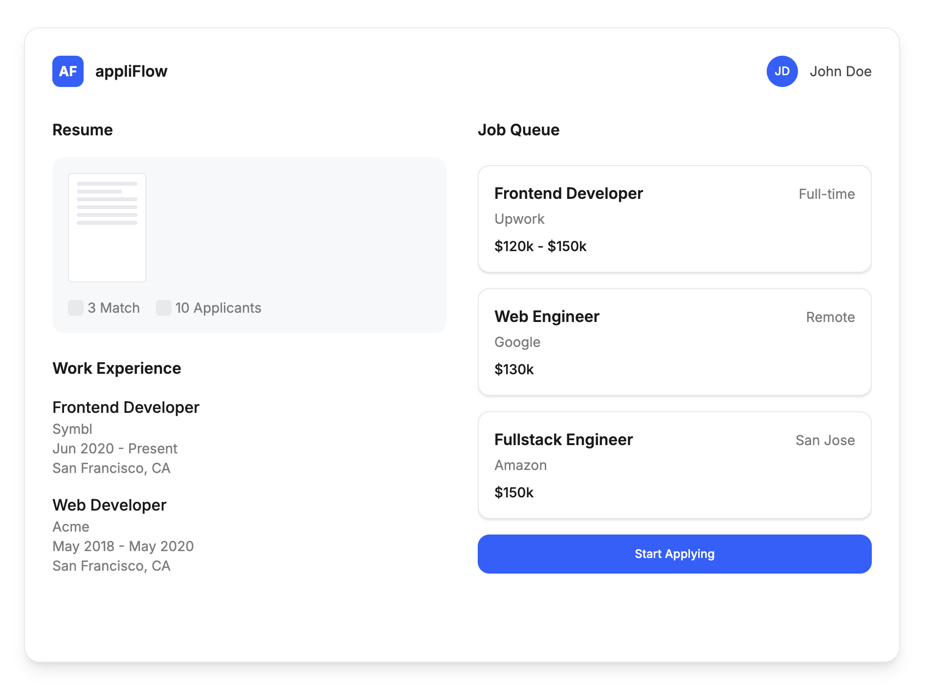 AppliFlow screenshot 3