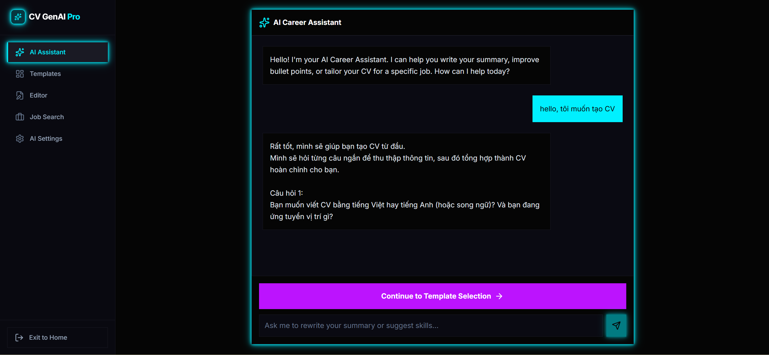 CV GenAI Pro screenshot 3