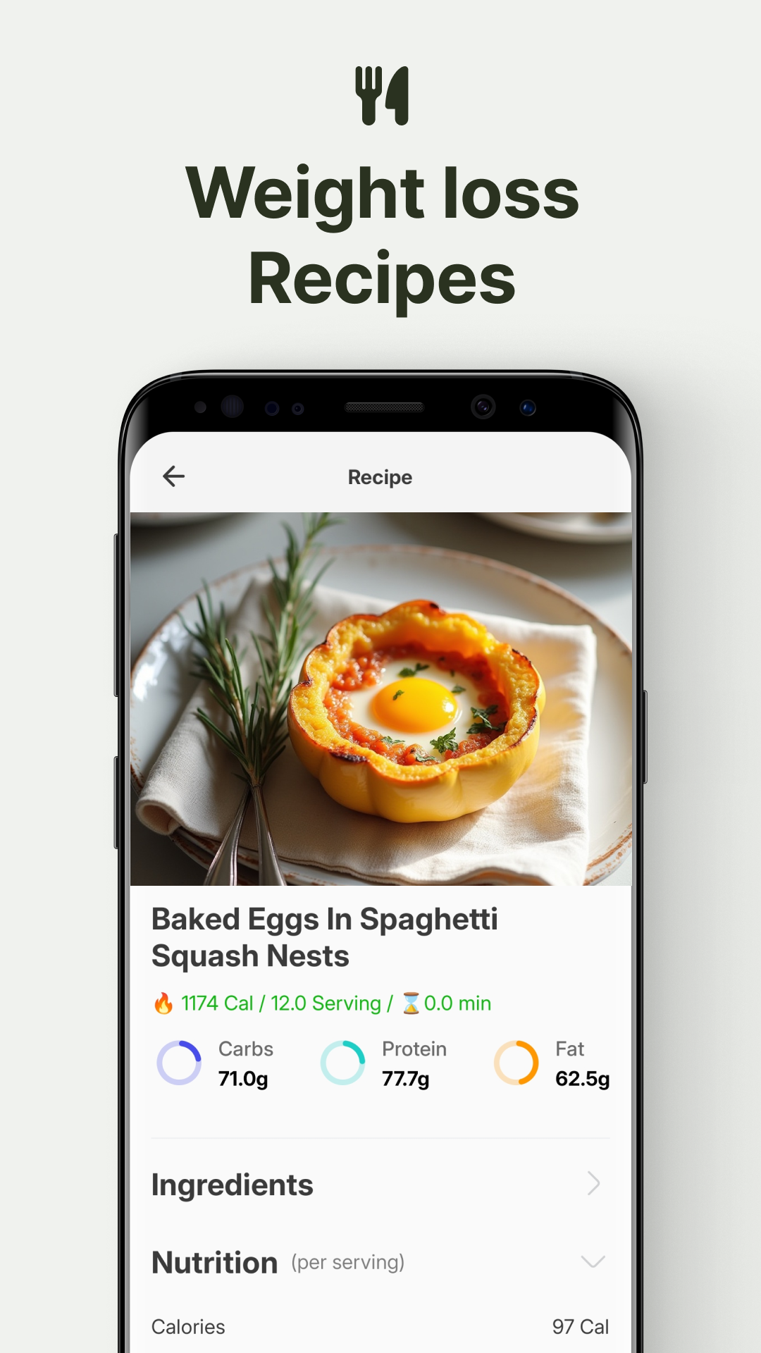 Caloric App screenshot 4