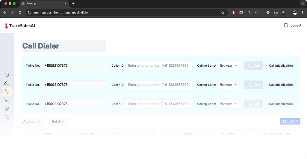 TraceSalesAI screenshot 1