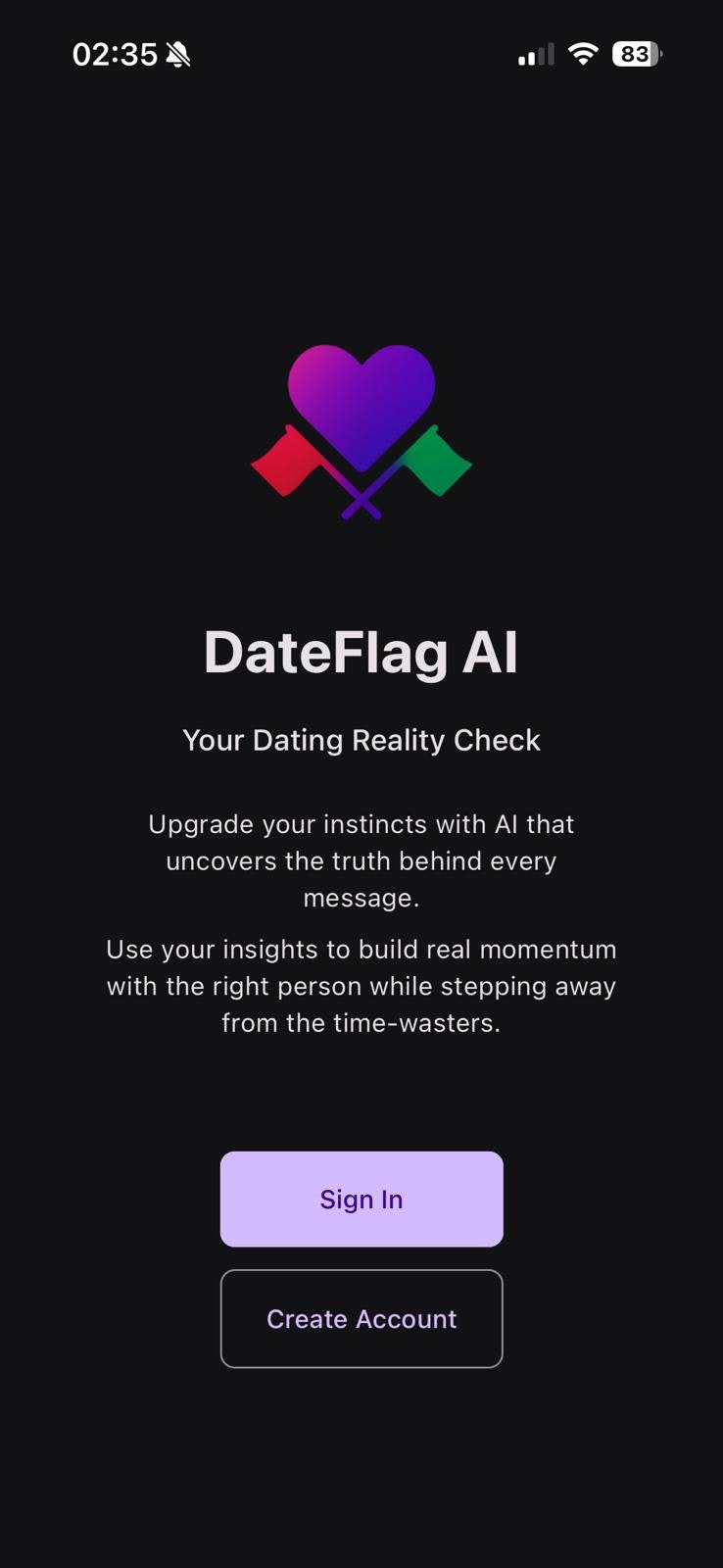 DateFlag AI screenshot 1