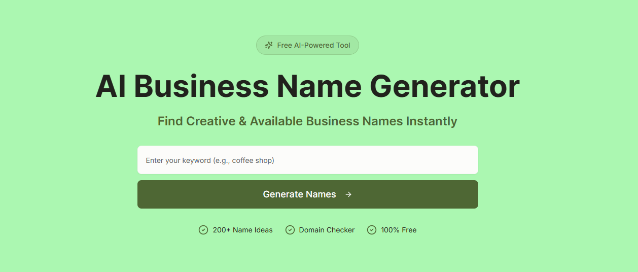 Ai Bizname screenshot 1