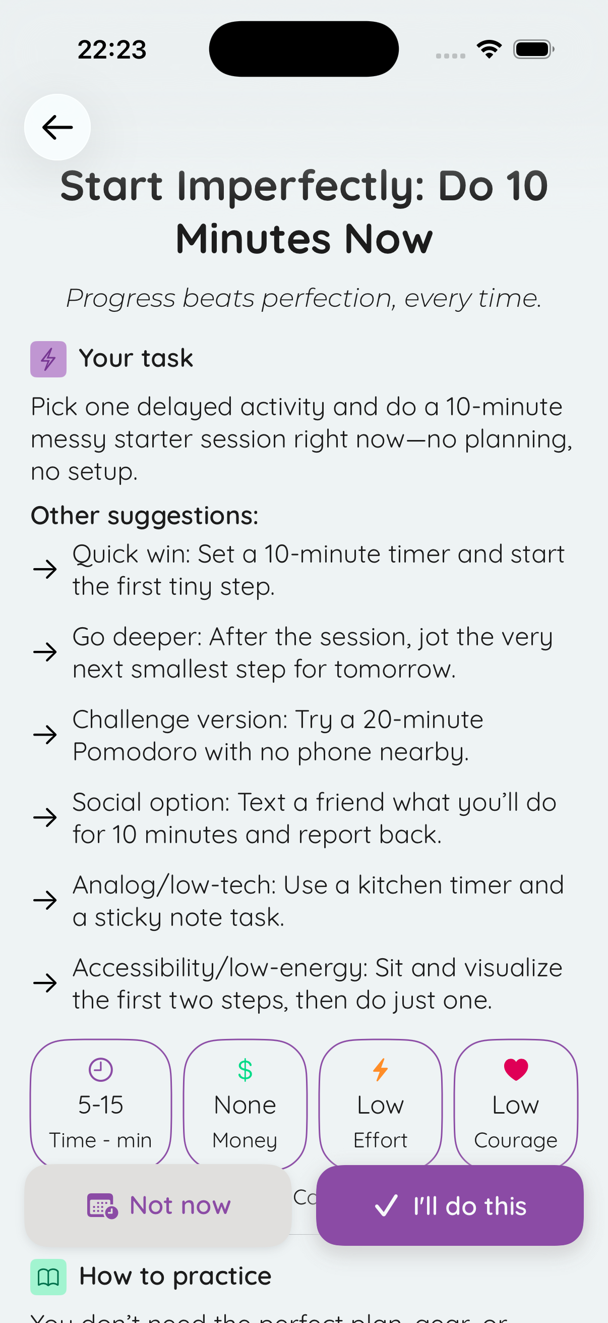 Neurise: Happiness & Wellbeing screenshot 2