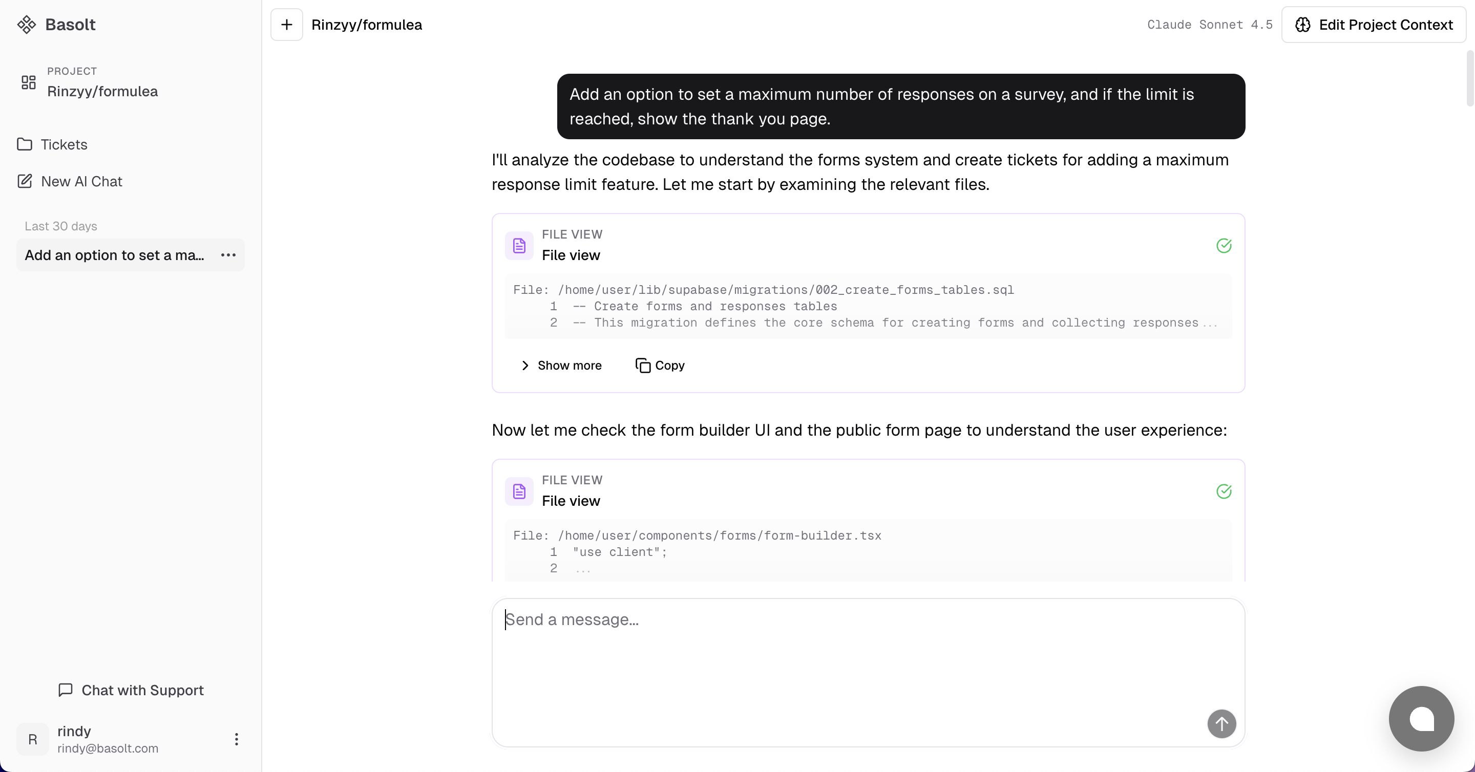 Basolt screenshot 3
