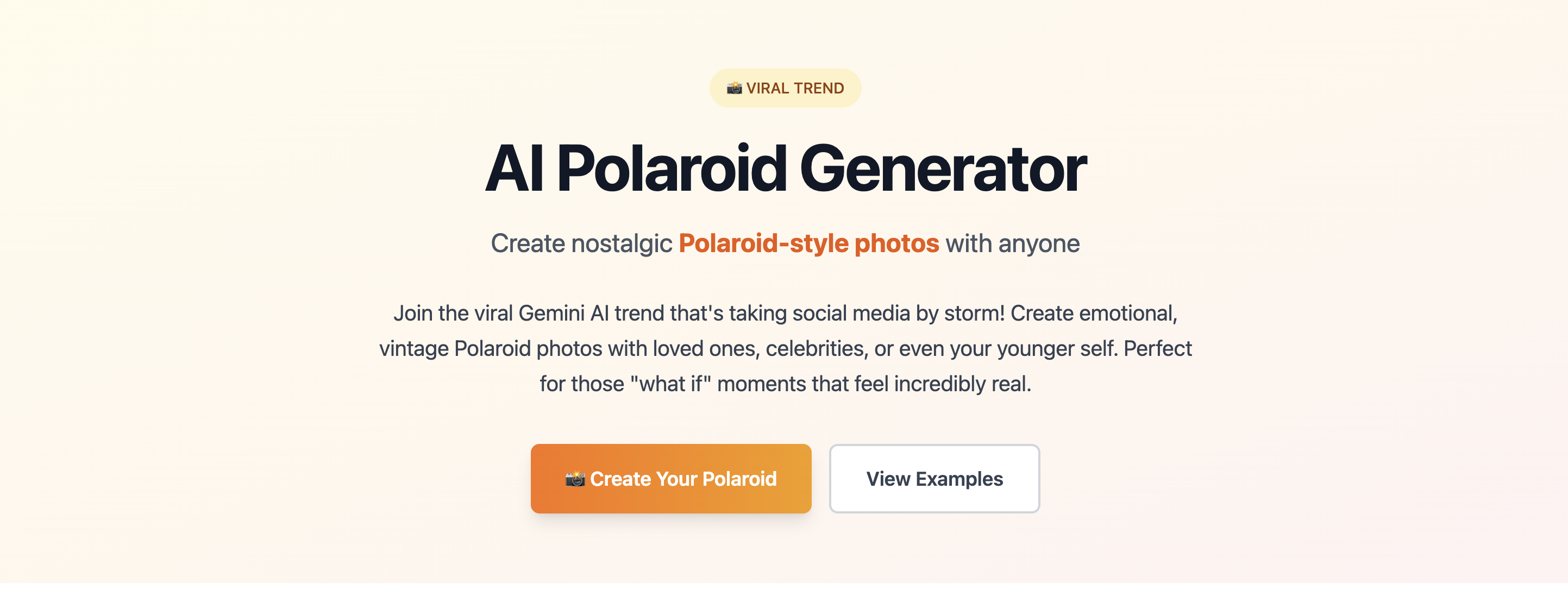 AI Polaroid Generator by AI Photoshoot screenshot 1