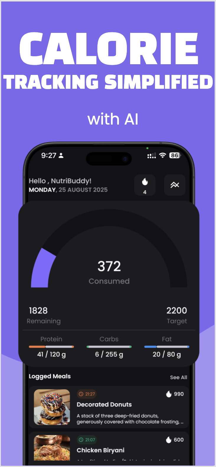 NutrifyAi screenshot 1