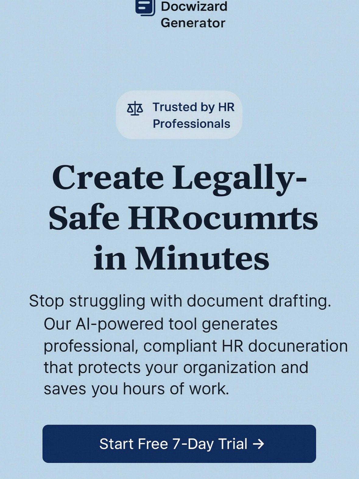 HR Document Generator screenshot 1