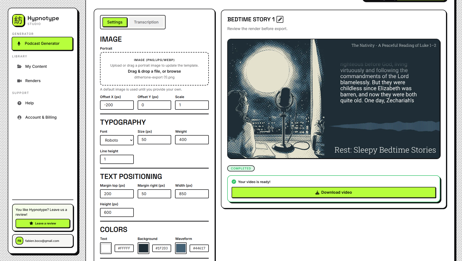 Hypnotype screenshot 3