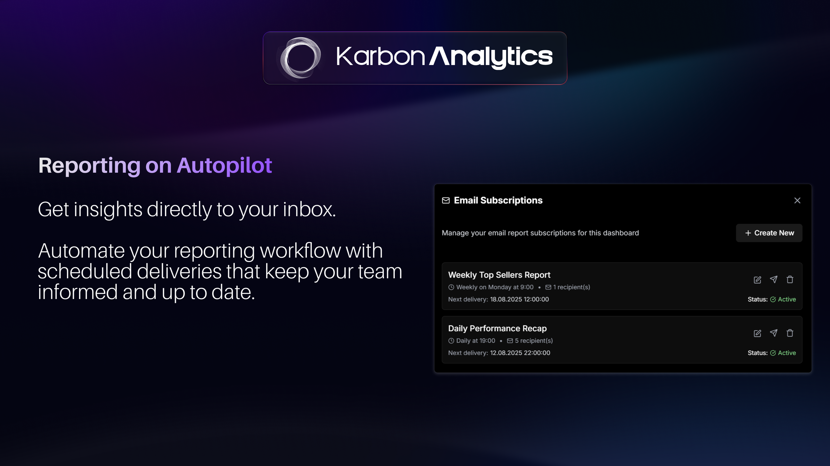Karbon Analytics screenshot 4