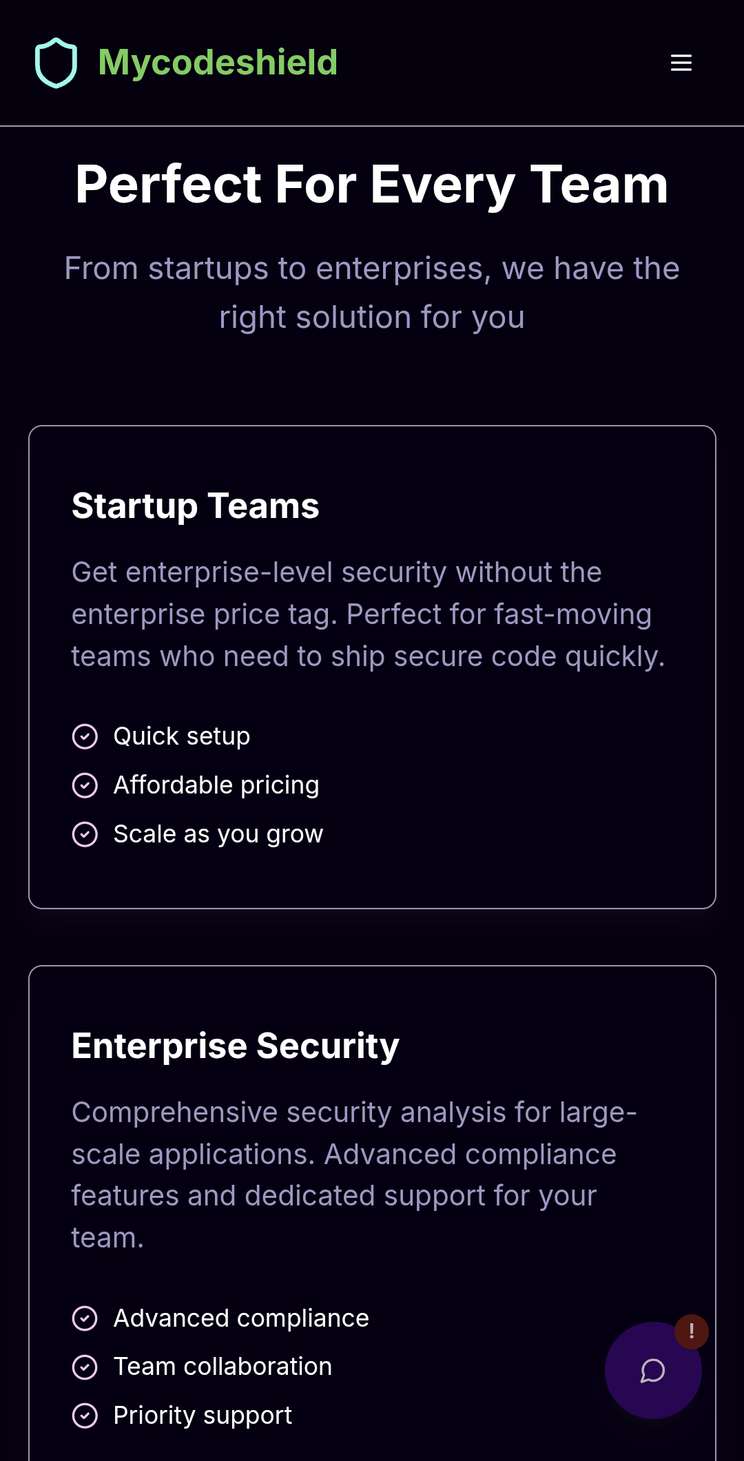 Mycodeshield screenshot 2