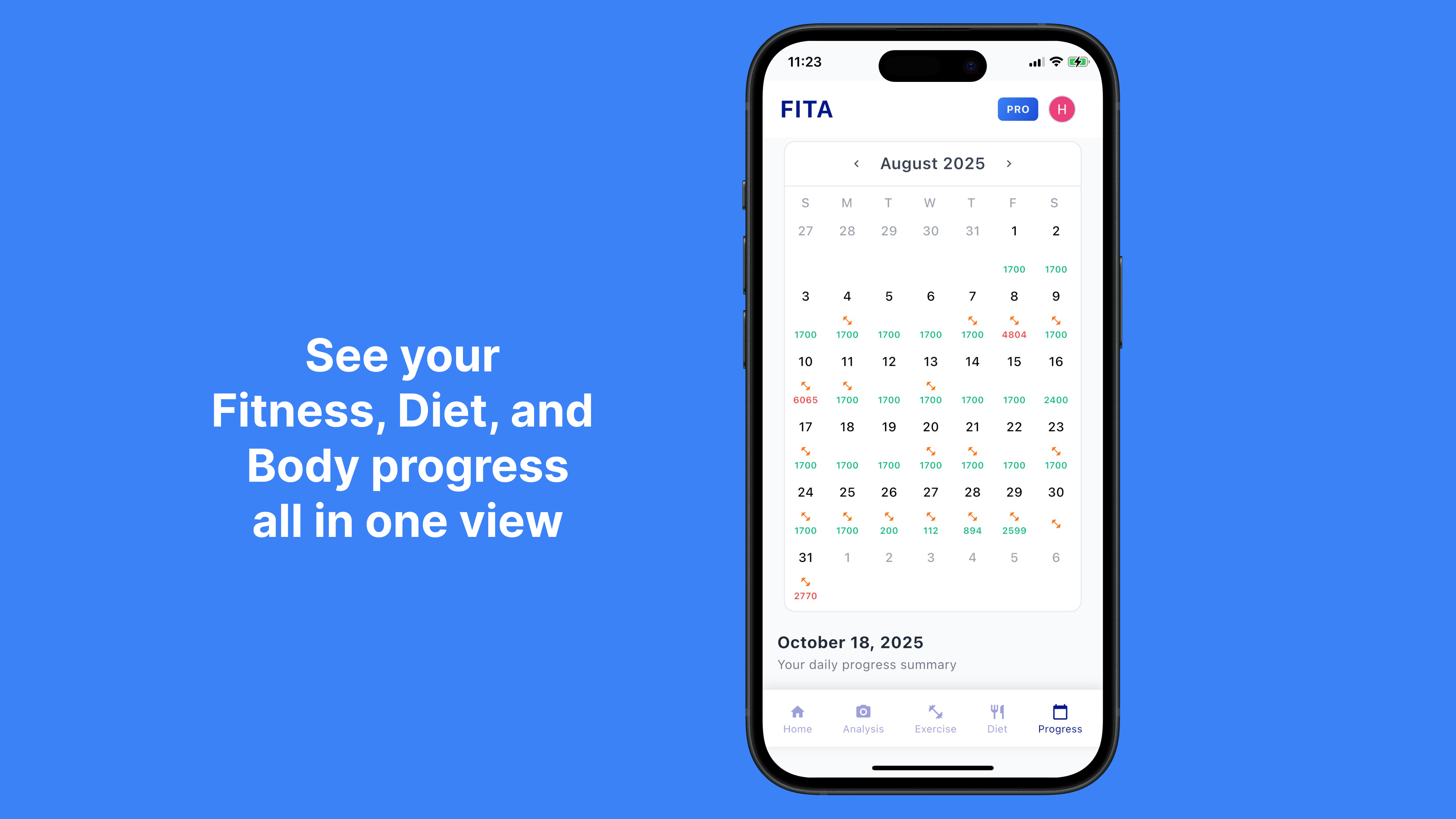 FITA: AI Gym Coach & Body Scan screenshot 5